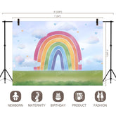 LB0170 Rainbow Theme Backdrop